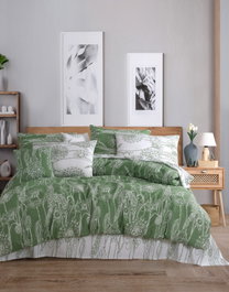 L'essentiel linge de maison Lara - Green